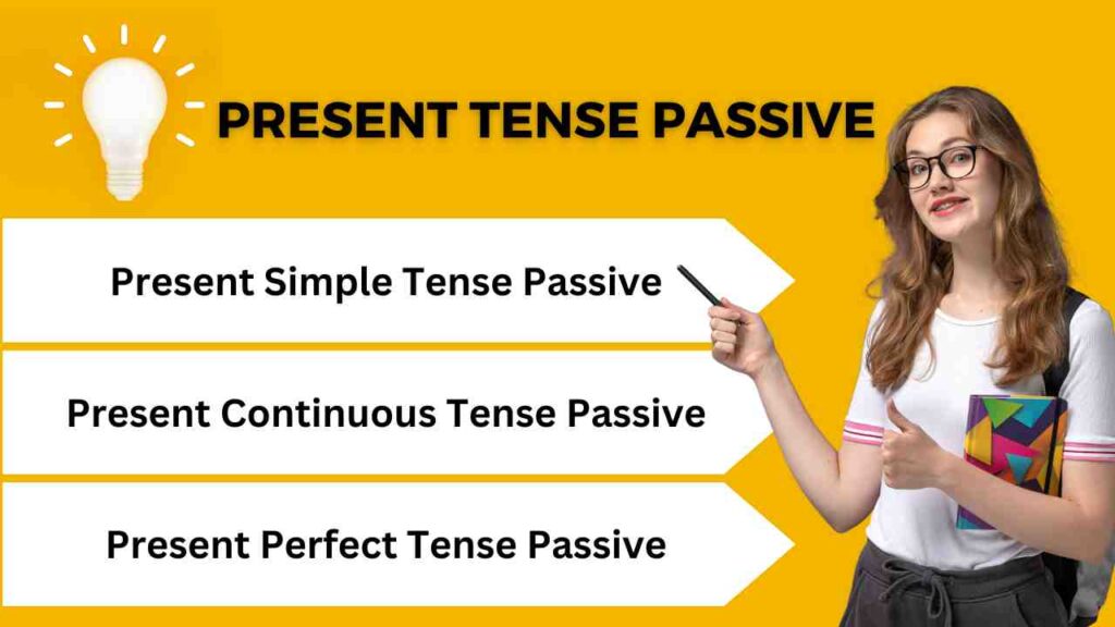 present tense passive voice