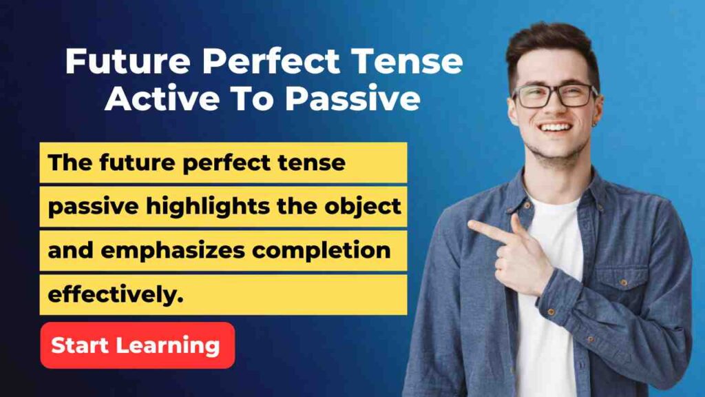 future perfect tense passive voice